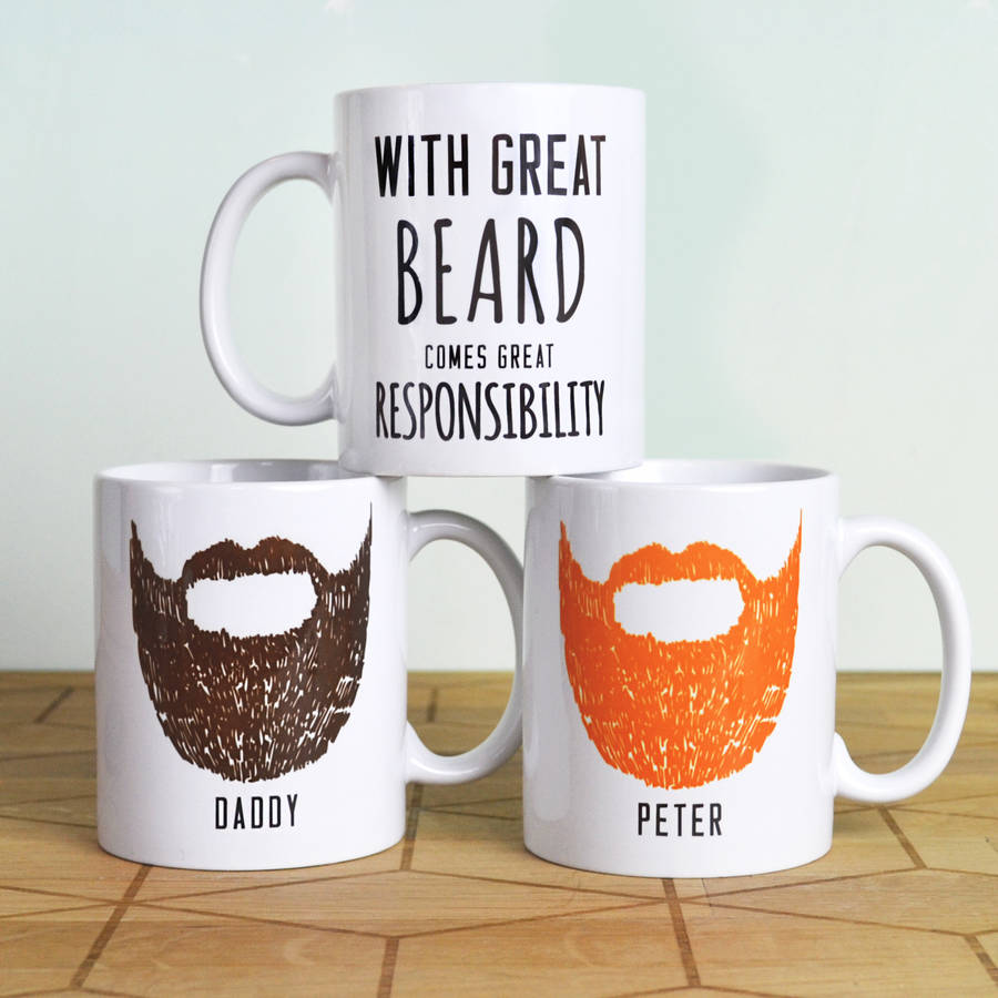 Personalised 'Great Beard' Man Mug
