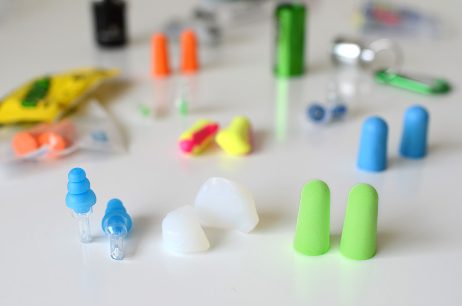 different variety of ear plugs