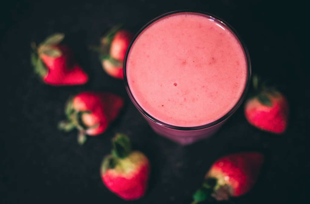 strawberry protein shakes
